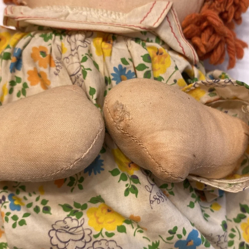 Vintage Raggedy Ann doll, approximately 20”, metal eyes - Picture 12 of 16